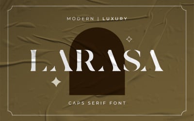 Larasa - Modern luxus Serif betűtípus