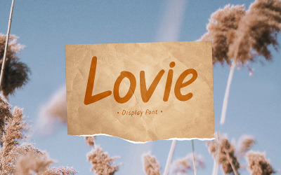 Lovie - Красивый шрифт дисплея