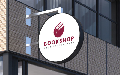 Modello di progettazione del logo del libro
