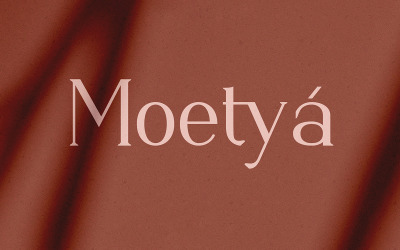 Moetya - Fuente Elegant Serif