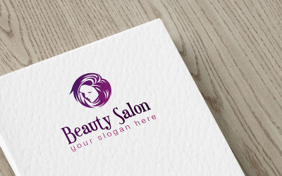 Plantilla de diseño de logotipo de salón de belleza