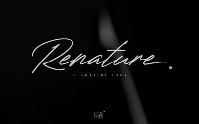 Renature - Fuente de firma elegante