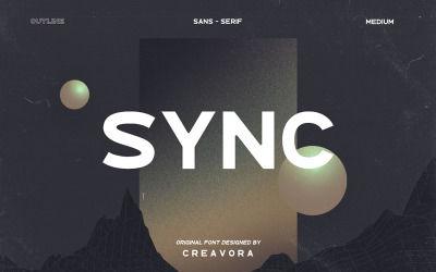 SYNC - Moderne Sans Serif-Schrift