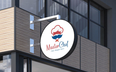 Szablon projektu logo szefa kuchni