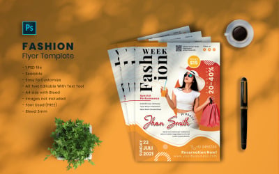 Mode Flyer Sjabloon vol.04