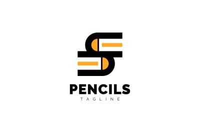 Kalem S Logo Tasarım Konsept Şablonu