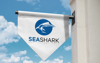 Sea Shark Logo designmall