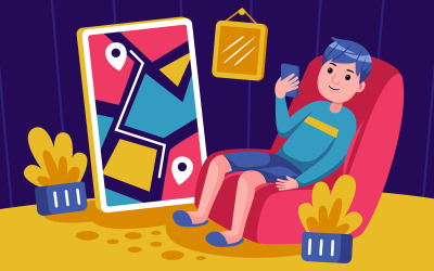 Ilustración de vector de compras # 04