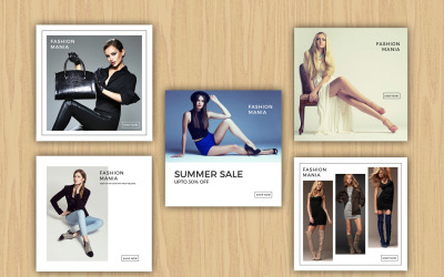 Mode Instagram Banner sociala medier