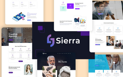 Sierra - Kreativt och modernt WordPress-tema