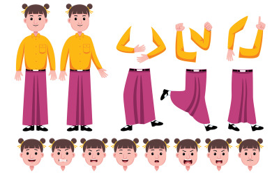 Stylized Characters Set for Animation #06 Vectors