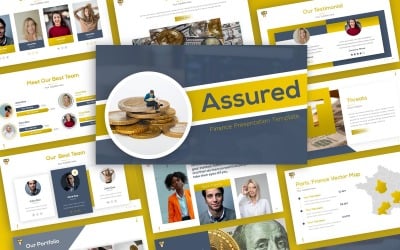 Versichert - Finanzen Mehrzweck-PowerPoint-Vorlage