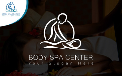 Vücut SPA Merkezi Logo Tasarım Şablonu