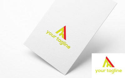 BA 创意标志设计模板 5