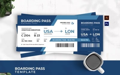 Business Passanger Boarding Pass