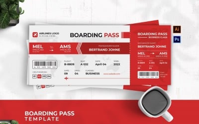Redline Concpet Boarding Pass