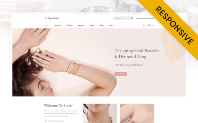 Sparkler - Thème Responsive Prestashop de Bijouterie