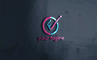 E V  Consulting Logo Design Template