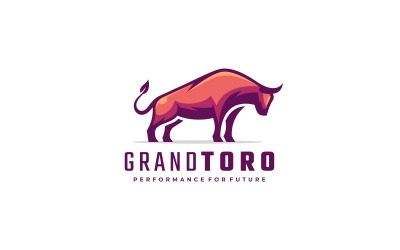 Toro Bull Simple Mascot Logo