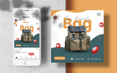 Bannière Instagram Post Pour Homme Mode Médias Sociaux