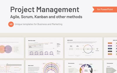 Gestión de proyectos ágil, Scrum para Plantillas de PowerPoint