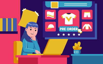 Ilustración de vector de compras # 17