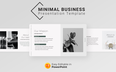 Minimale zakelijke PowerPoint-presentatiesjabloon