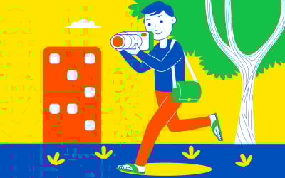 Weekend Fun Vector Illustration #04