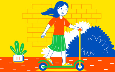 Weekend Fun Vector Illustration #06