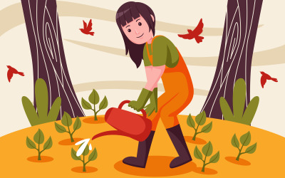 Farm Vector Illustration #07