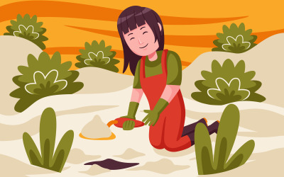 Illustrazione vettoriale di fattoria #13