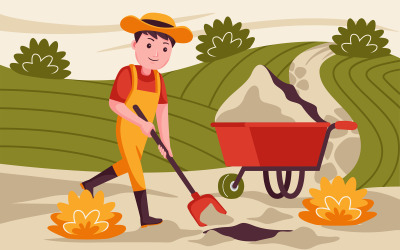 Ilustración de vector de granja # 14