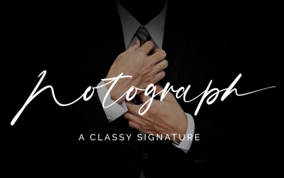 Notograph Signature — czcionka skryptu