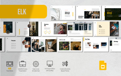 Elk - Minimalistische presentatie - Google Slides-sjabloon
