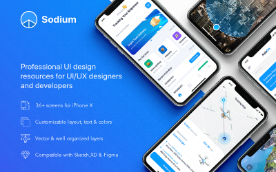 Natrium Mobile Kit UI-elementen