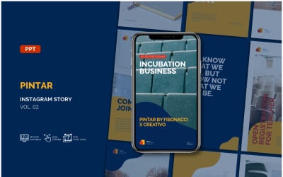 Pintar - Business Instagram Story - PowerPoint šablona