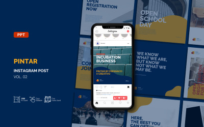 Pintar - Publicación de Instagram para empresas - Plantilla de PowerPoint
