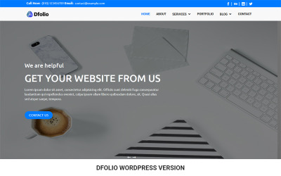Dfolio - Çok Amaçlı Duyarlı WordPress Teması