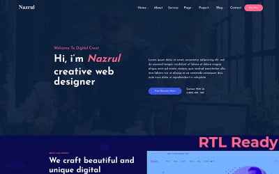 Nazrul - Tema WordPress con respuesta personal