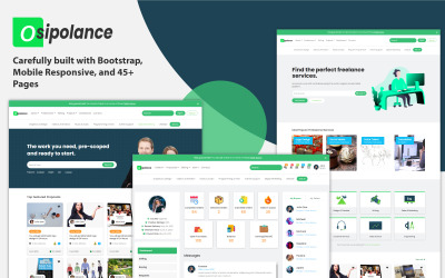 Osipolance - Hiring Job board Marketplace Bootstrap Template