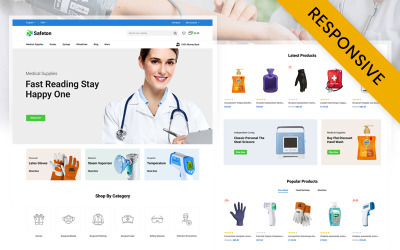 Safeton - Tema adaptable de Prestashop para tienda médica