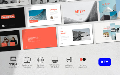 Affaire - 创意商业演示 - 主题演讲模板