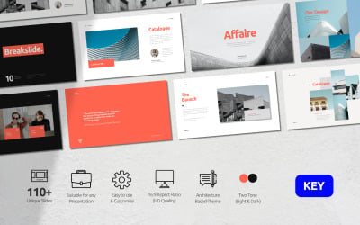 Affaire - Creatieve zakelijke presentatie - Keynote-sjabloon