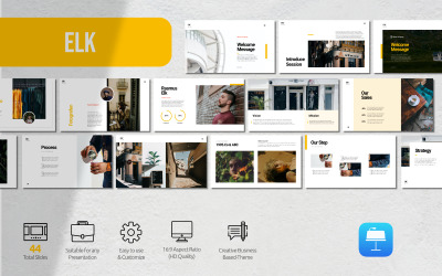 Älg - Affärspresentation - Keynote-mall