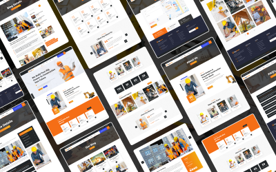 Big Build: tema de sitio web HTML5 de construcción creativa