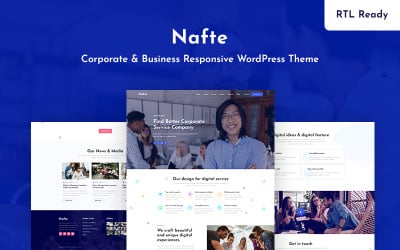 Nafte - Tema WordPress para empresas corporativas
