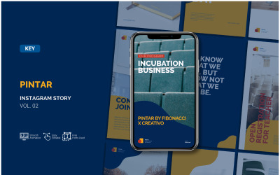 Pintar - 商业 Instagram 故事 - 主题演讲模板