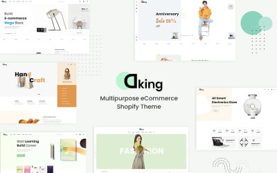 Dking - Многоцелевая тема Shopify для электронной коммерции