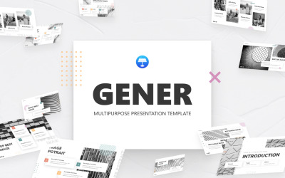 Generieke multifunctionele creatieve keynote-sjabloon