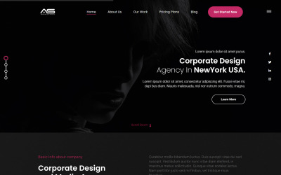 Shuvo | Plantilla de página de destino HTML5 de agencia corporativa